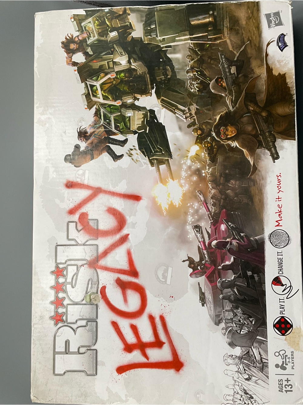 Hasbro Risk Legacy Strategy Board Game Legacy Game 13+ 3-5 Players